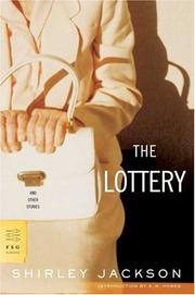Cover of: The lottery and other stories by Shirley Jackson