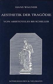 Cover of: Aesthetik der Tragödie: von Aristoteles bis Schiller