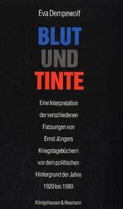 Cover of: Blut und Tinte by Eva Dempewolf