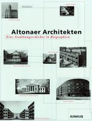 Cover of: Altonaer Architekten: eine Stadtbaugeschichte in Biographien