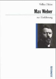 Cover of: Max Weber zur Einführung