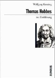 Cover of: Thomas Hobbes zur Einführung