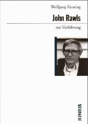 Cover of: John Rawls zur Einführung