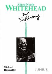 Cover of: Alfred North Whitehead zur Einführung