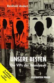 Cover of: Unsere Besten: Die VIPs der Wendezeit