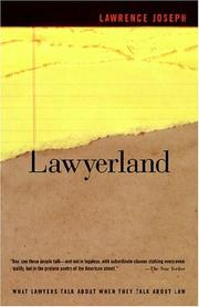 Cover of: Lawyerland by Lawrence Joseph