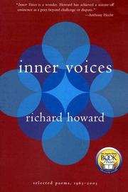 Cover of: Inner Voices by Richard Howard