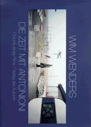 Cover of: Die Zeit mit Antonioni by Wim Wenders