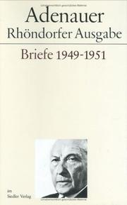 Cover of: Briefe, 1949-1951