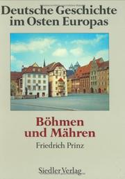 Cover of: Böhmen und Mähren by herausgegeben von Friedrich Prinz.