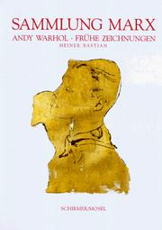 Cover of: Sammlung Marx: Andy Warhol : frühe Zeichnungen