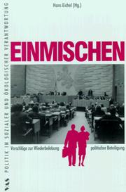 Cover of: Einmischen: Vorschläge zur Wiederbelebung politischer Beteiligung