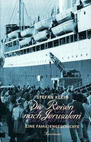 Cover of: Die Reisen nach Jerusalem by Stefan Klein