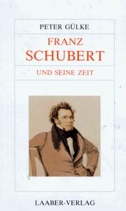 Cover of: Franz Schubert und seine Zeit