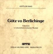 Götz vo Berlichinge by Gottlob Haag