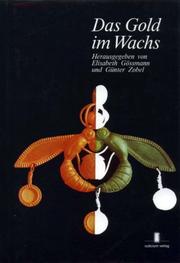 Cover of: Das Gold im Wachs: Festschrift für Thomas Immoos zum 70. Geburtstag