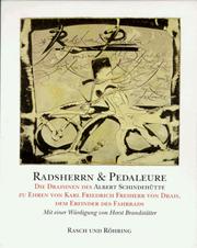 Cover of: Radsherrn & Pedaleure by Albert Schindehütte