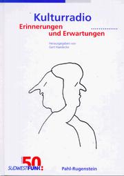 Cover of: Kulturradio: Erinnerungen und Erwartungen