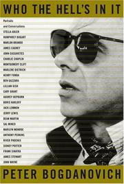 Who the hell's in it by Peter Bogdanovich