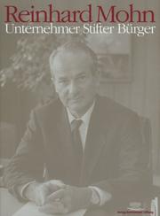 Cover of: Reinhard Mohn: Unternehmer, Stifter, Bürger