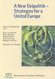 Cover of: A new Ostpolitik: strategies for a united Europe