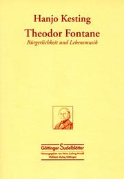 Cover of: Theodor Fontane by Hanjo Kesting