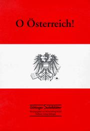 Cover of: O Österreich! by herausgegeben von Heinz Ludwig Arnold.