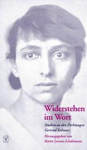 Cover of Widerstehen im Wort by 