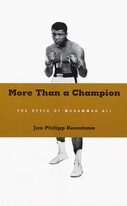 Cover of: More than a champion by Jan Philipp Reemtsma