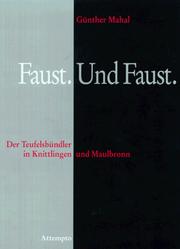 Cover of: Faust und Faust: der Teufelsbündler in Knittlingen und Maulbronn