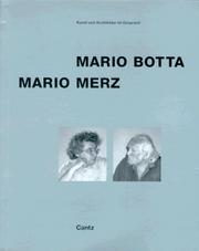 Cover of Mario Botta, Mario Merz