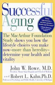Cover of: Successful aging by Rowe, John W.