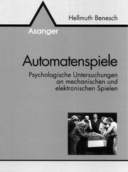 Automatenspiele by Hellmuth Benesch