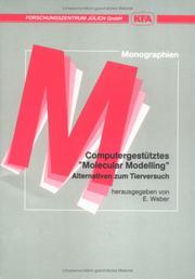 Cover of: Computergestütztes "Molecular modelling" by herausgegeben von E. Weber.