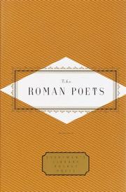 Cover of: The Roman Poets: Everyman's Library (Everyman's Library Pocket Poets)