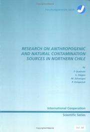 Research on anthropogenic and natural contamination sources in northern Chile