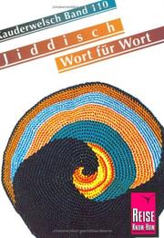 Cover of: Jiddisch Wort für Wort by Arnold Groh
