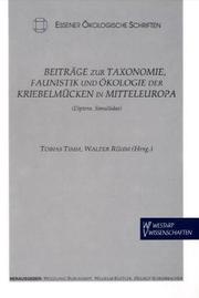 Cover of: Beiträge zur Taxonomie, Faunistik, und Ökologie der Kriebelmücken in Mitteleuropa (Diptera, Simuliidae)