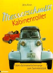 Cover of: Messerschmitt Kabinenroller by Jens Kron