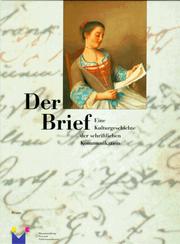 Cover of: Der Brief: eine Kulturgeschichte der schriftlichen Kommunikation