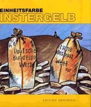 Cover of: Einheitsfarbe Ginstergelb by Franz Schöll (Hrsg.).