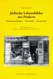 Cover of: Jüdische Lebensbilder aus Pankow by Inge Lammel
