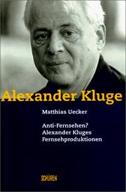 Cover of: Anti-Fernsehen? by Matthias Uecker