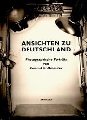 Cover of: Ansichten zu Deutschland: photographische Porträts