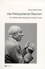Der philosophische Ökonom by Claus-Dieter Krohn