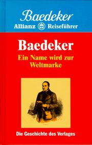 Cover of: Baedeker by 
