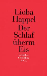 Cover of: Schlaf überm Eis: Gedichte