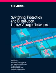 Cover of: Switching, protection, and distribution in low-voltage networks | 