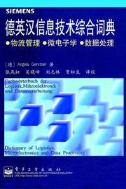 Cover of: Dictionary of Logistics, Microelect and Data Process