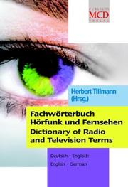 Fachwörterbuch Hörfunk und Fernsehen by Herbert Tillmann